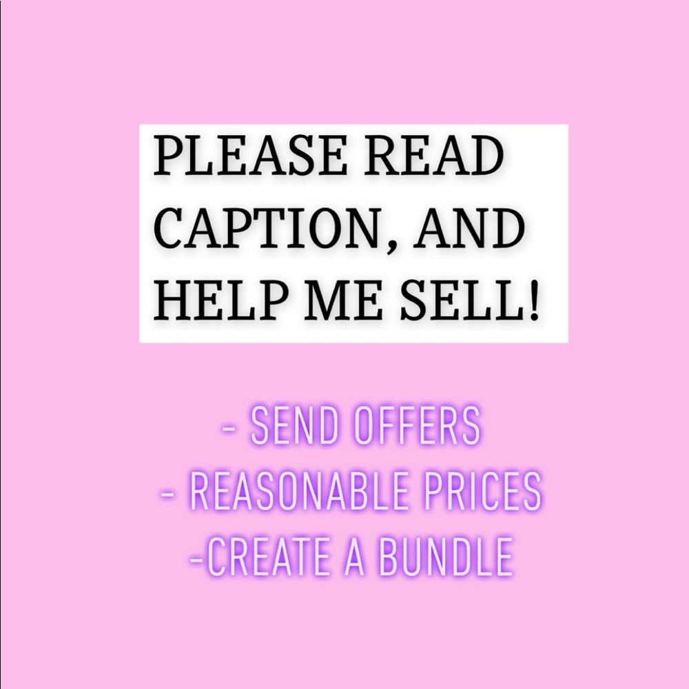 READ CAPTION & HELP ME SELL